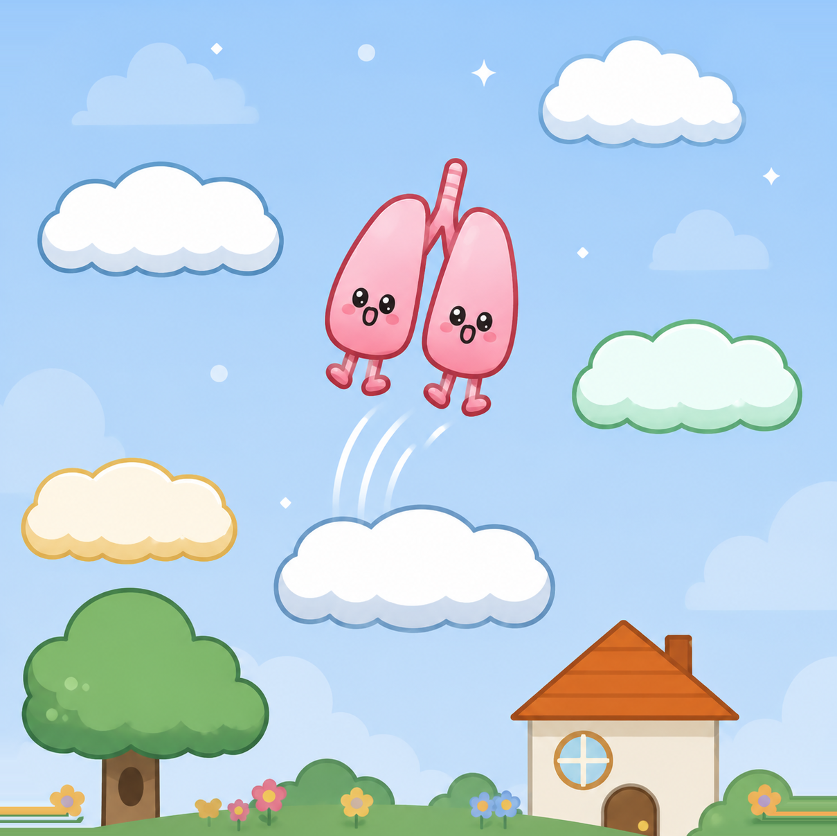L'ascension de Soufflinou — la mascotte grimpe de nuage en nuage